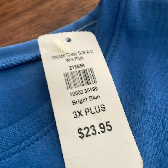 LL Bean bright blue tee shirt - Picture 5 of 9